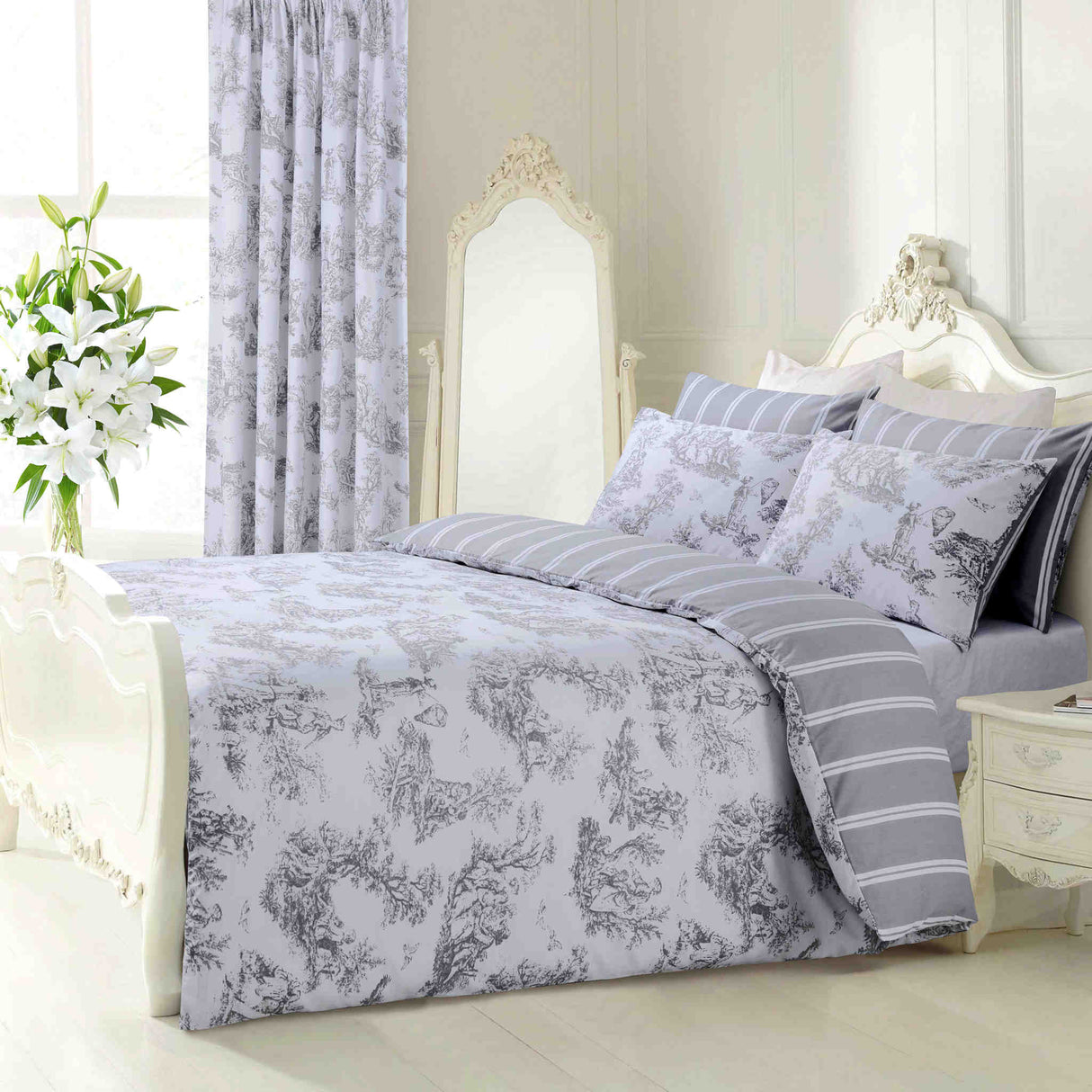 Toile Duvet Set