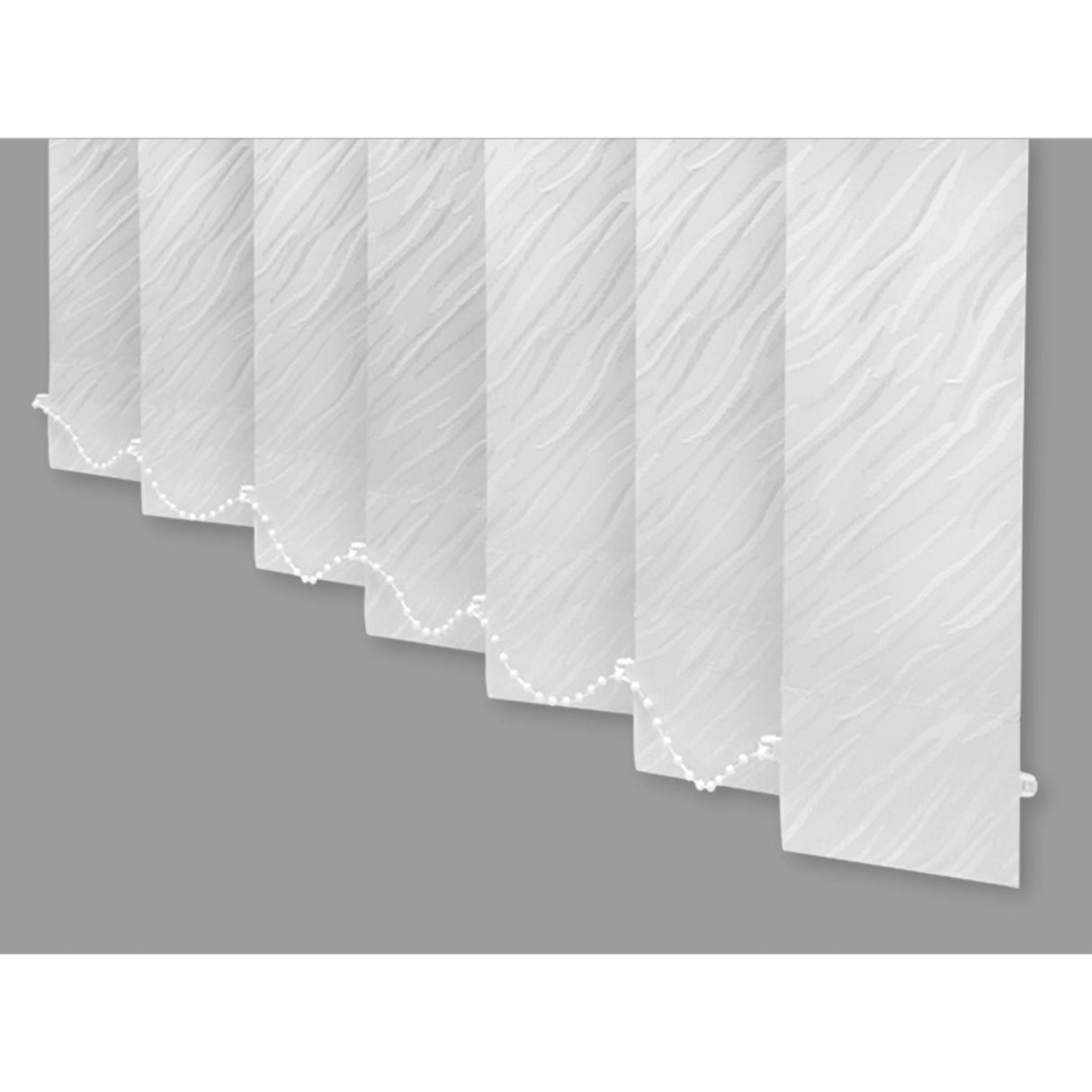 Vertical Blind 210 x 140cm (83x54") | White