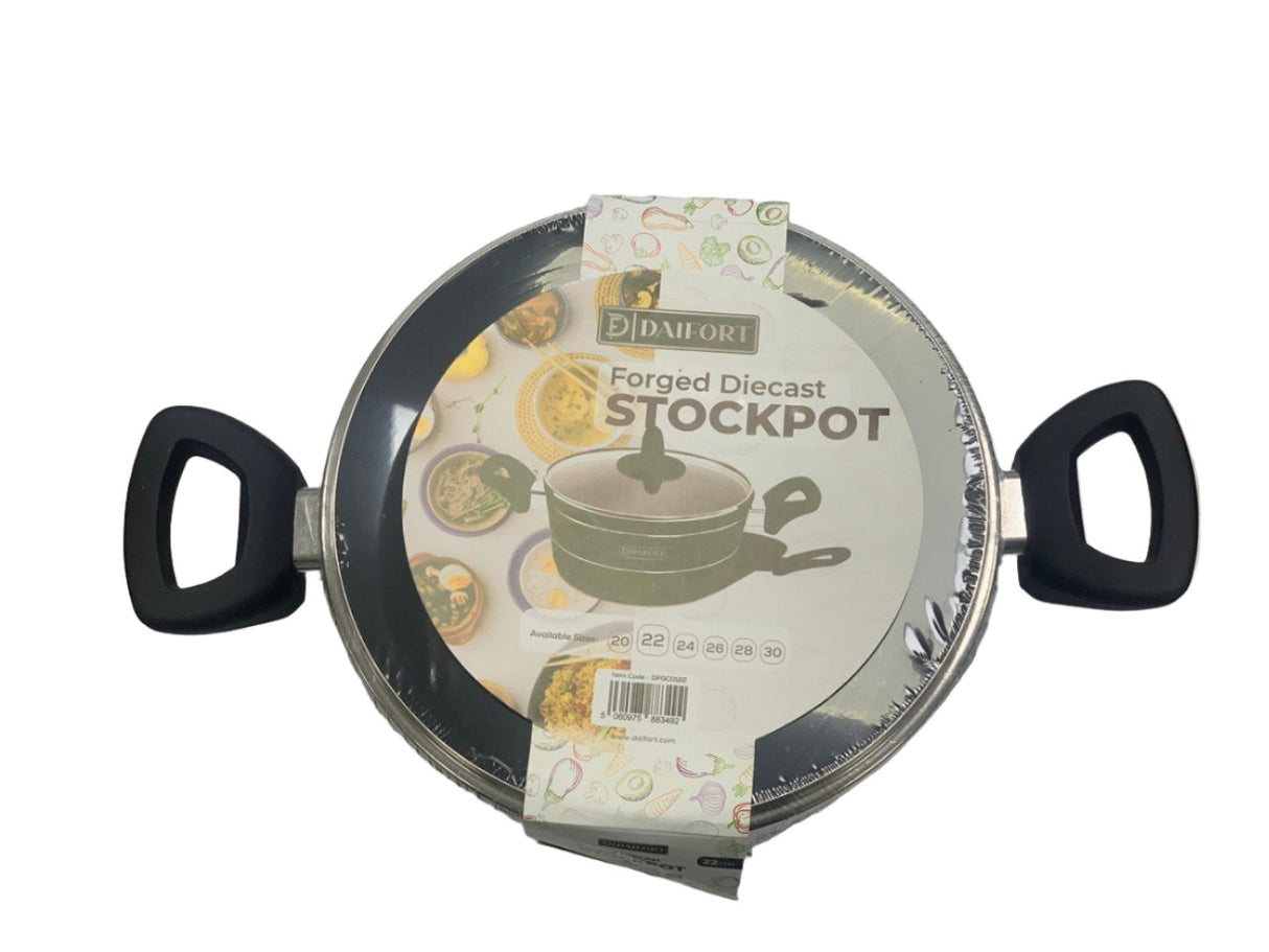 Forged Diecast Stockpot 22cm