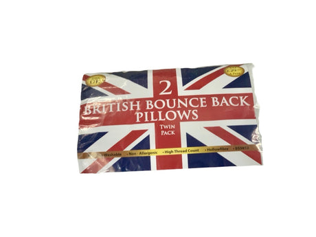 Union Jack Bounce Back Pillows Twin Pack