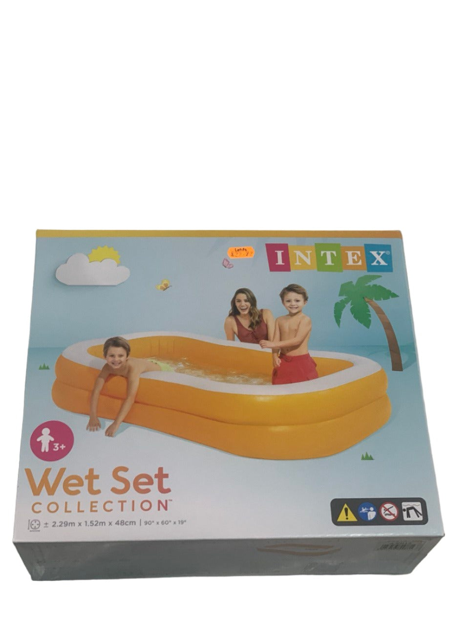 Intex Inflatable Family Pool 229x147x46cm