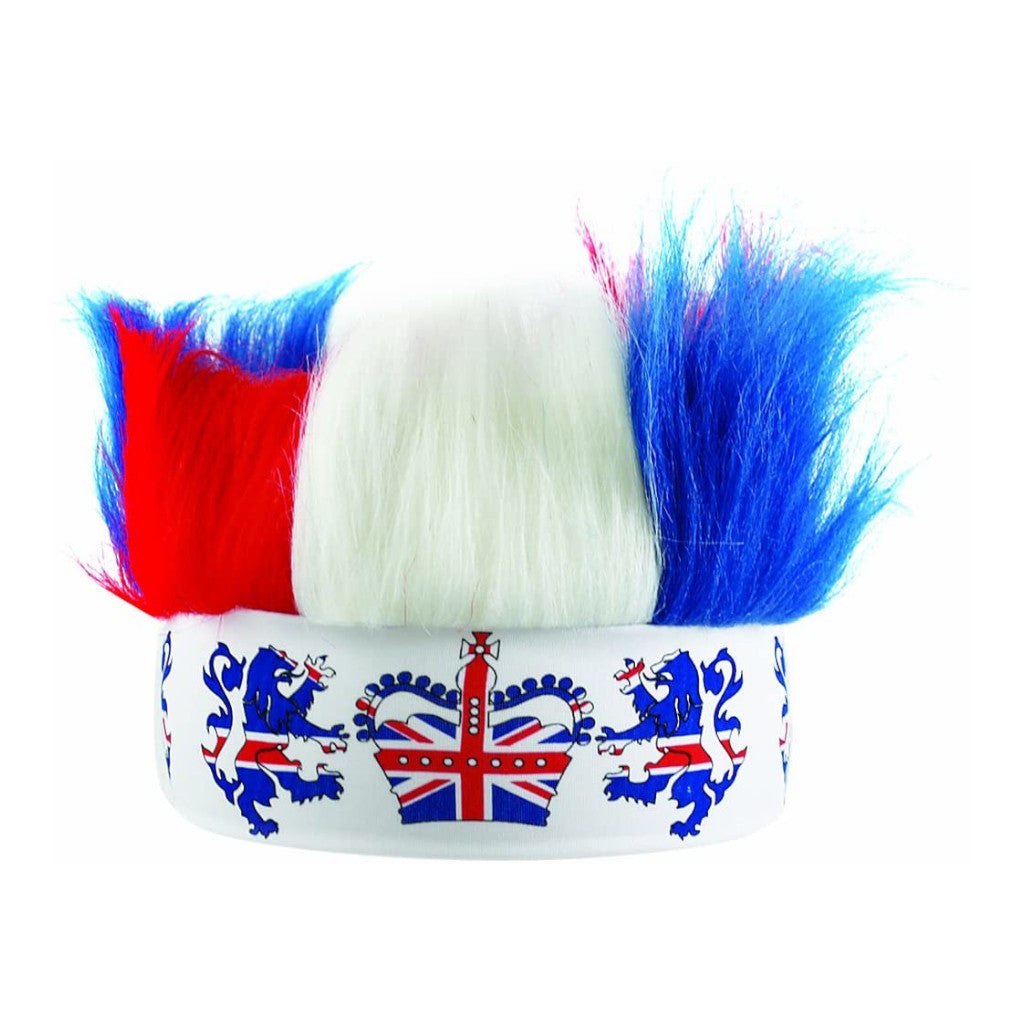 Union Jack Headband With Hair