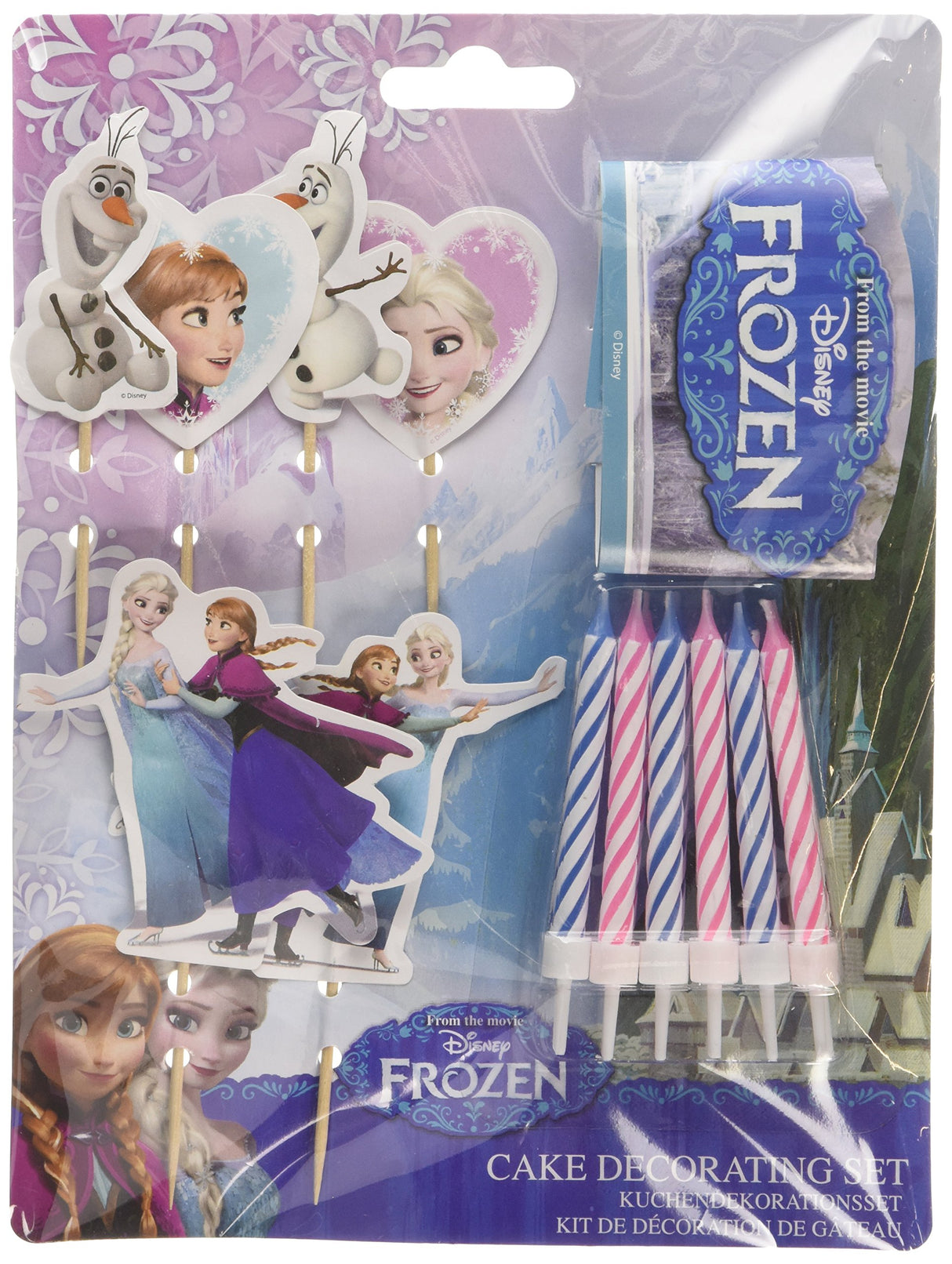 Frozen Cake Decoration Set 