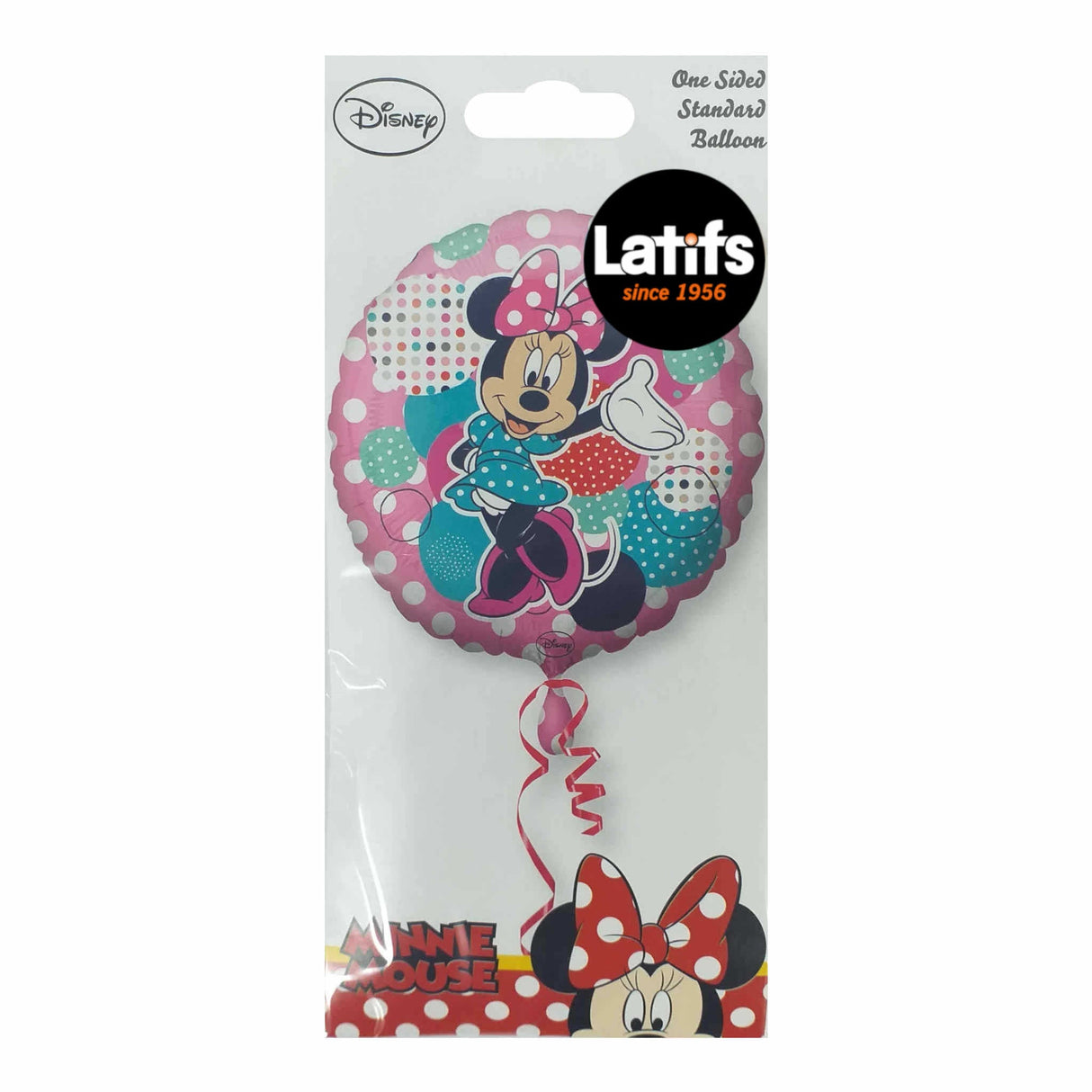 Disney Minnie Mouse One Sided Balloon 17 inch