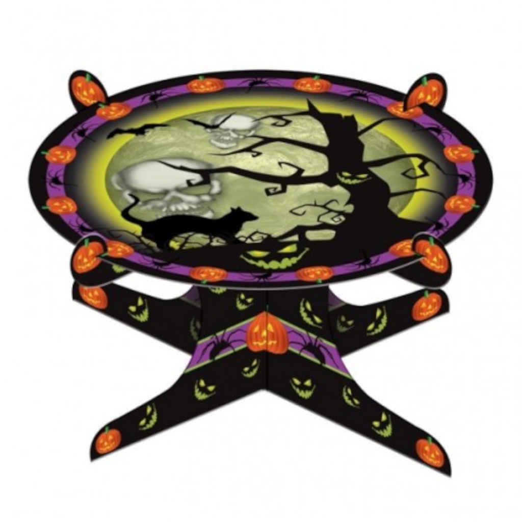 Halloween Cake Stand Single Tier