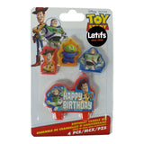 Disney Pixar Toy Story Birthday Candle Set 4 Pack