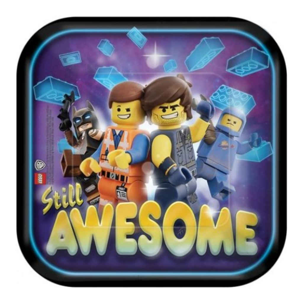 LEGO Still Awesome Paper Plates 8 Pack