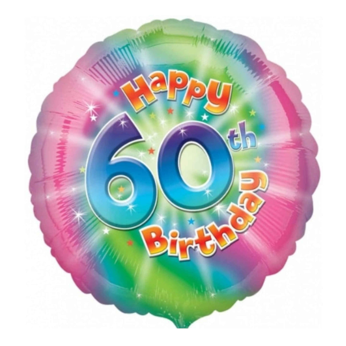 Happy 60th Birthday Foil Balloon | 17 inch