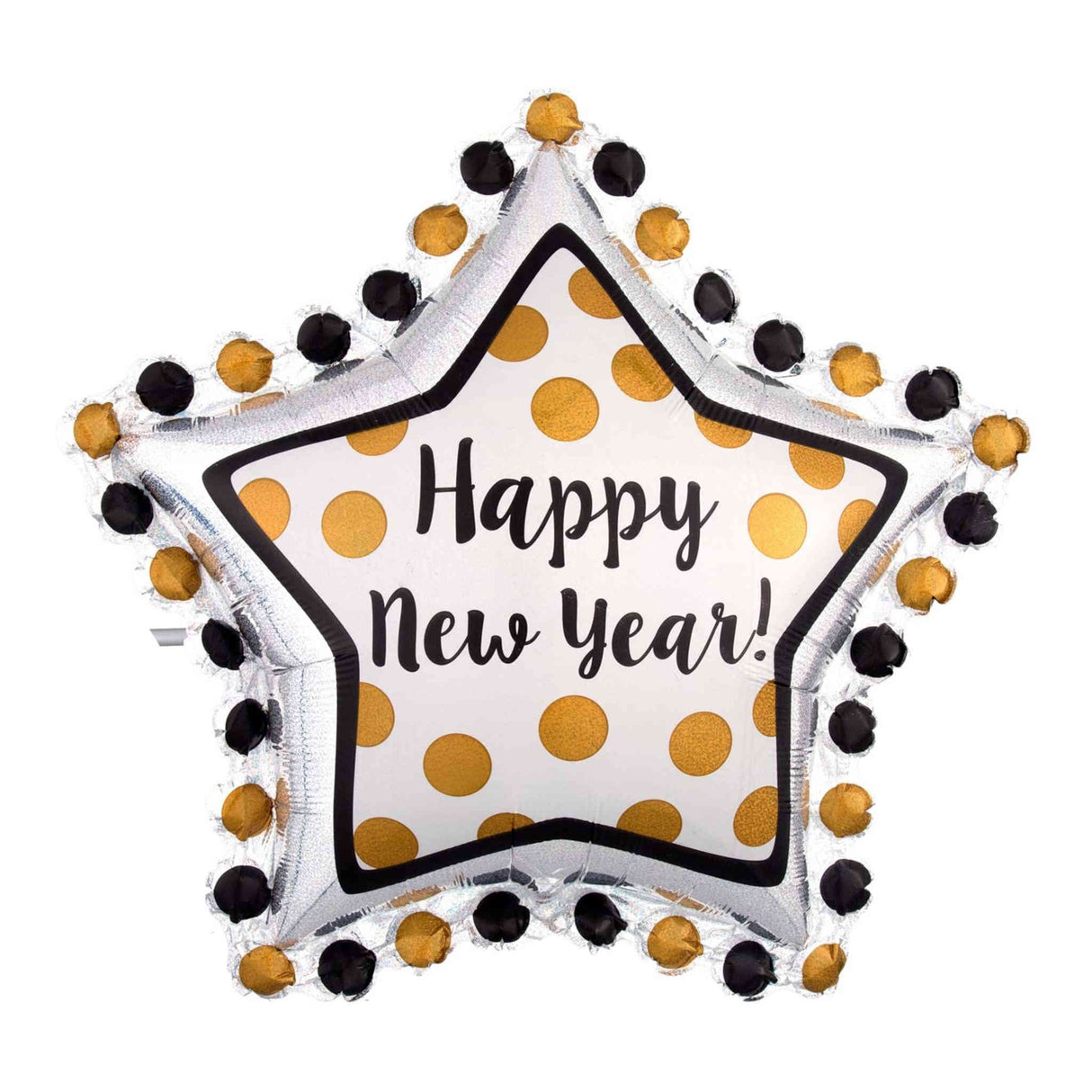 Happy New Year Star Foil Balloon | 30 inch