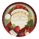 Cosy Santa Paper Plates 8 Pack