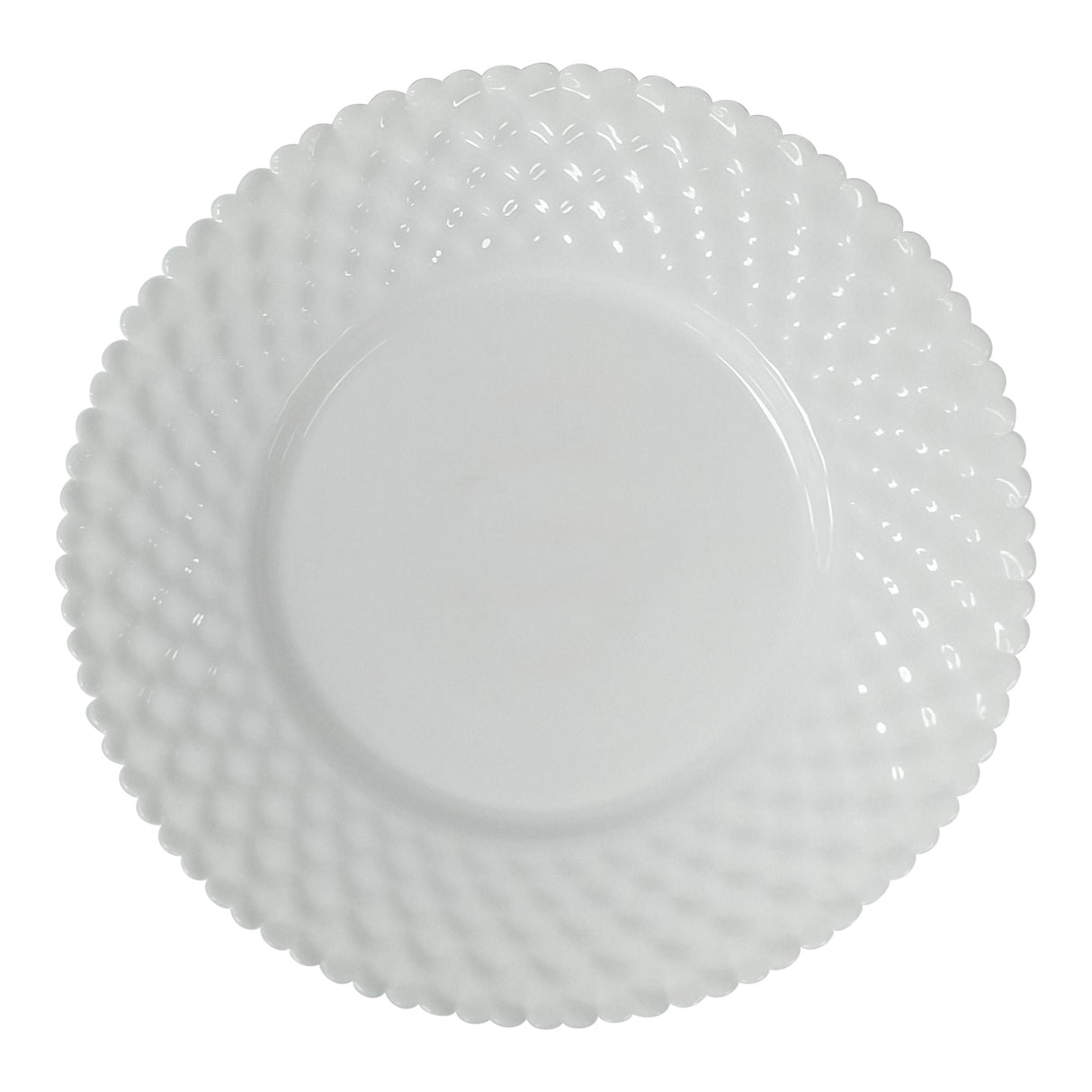 Round Side Plate P Pattern White 10 inch