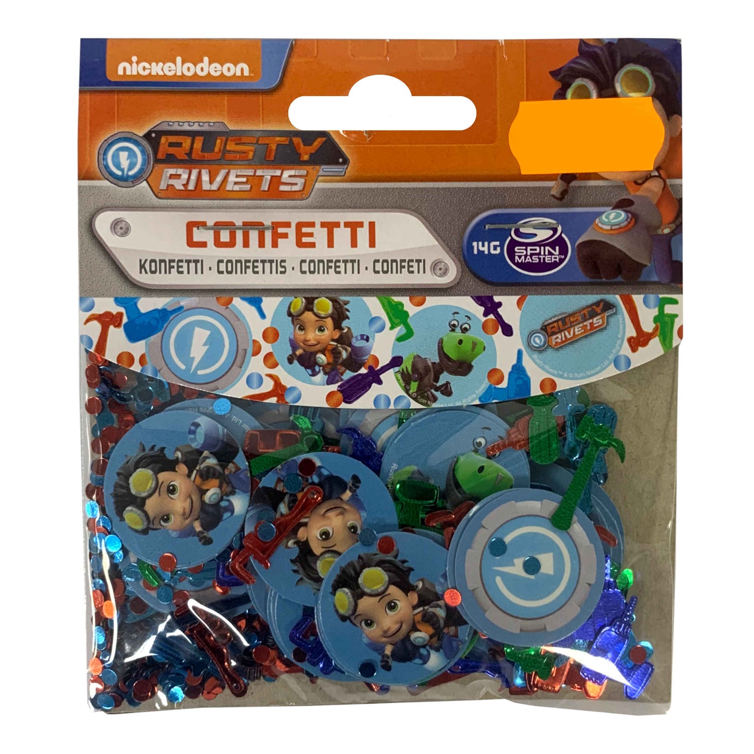 Nickelodeon Rusty Rivets Confetti