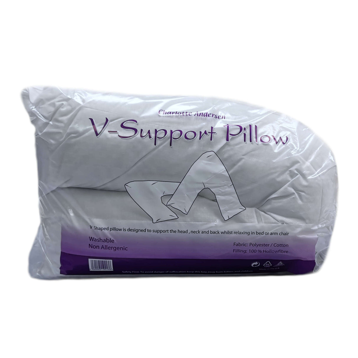 V Support Pillow | 84x34cm – Ultimate Comfort for Neck, Back & Shoulders