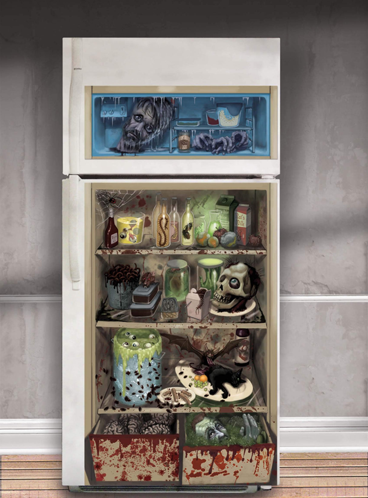 Halloween Fridge Door Cover