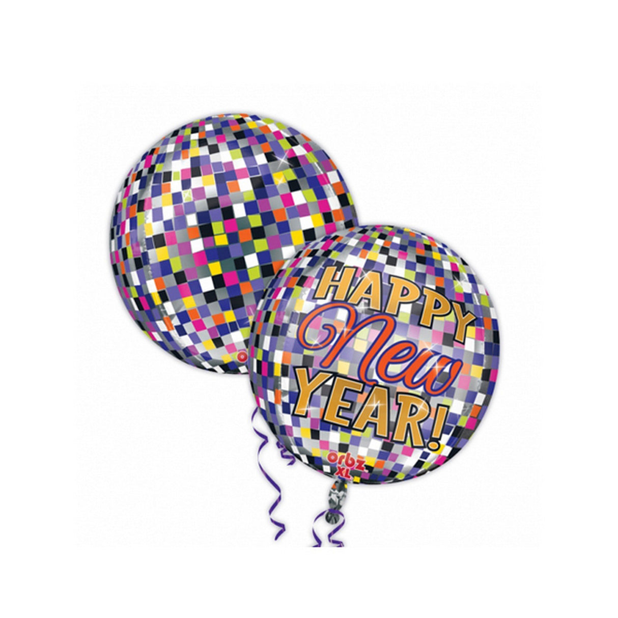 Happy New Year Foil Balloon 38x40cm