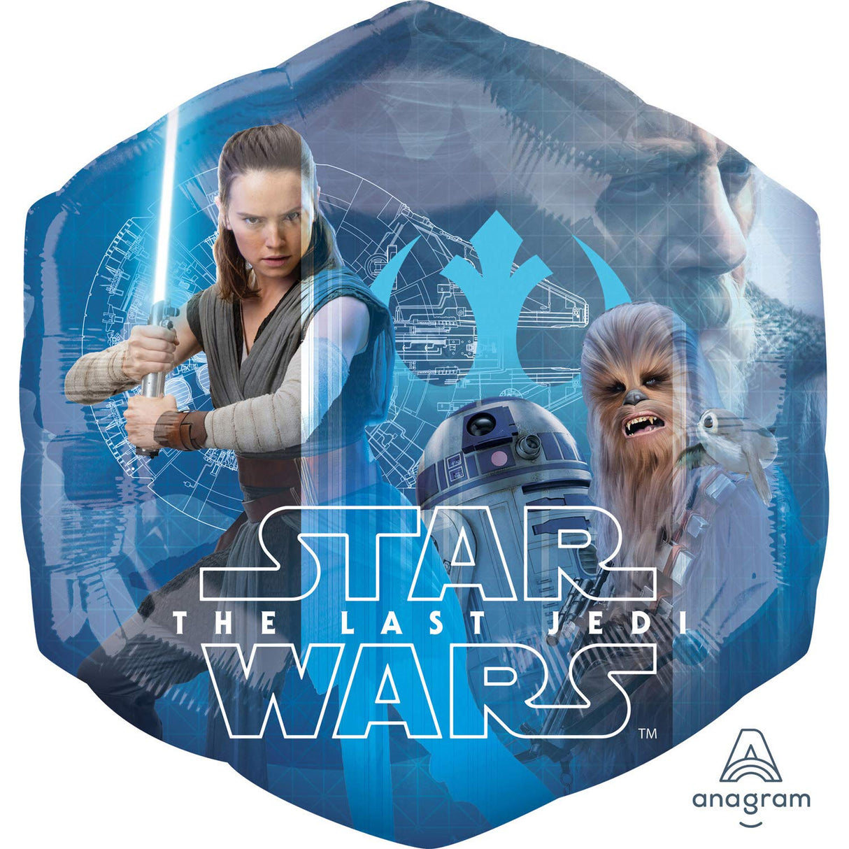 Disney Star Wars Foil Balloon – 22x23in (55x58cm)