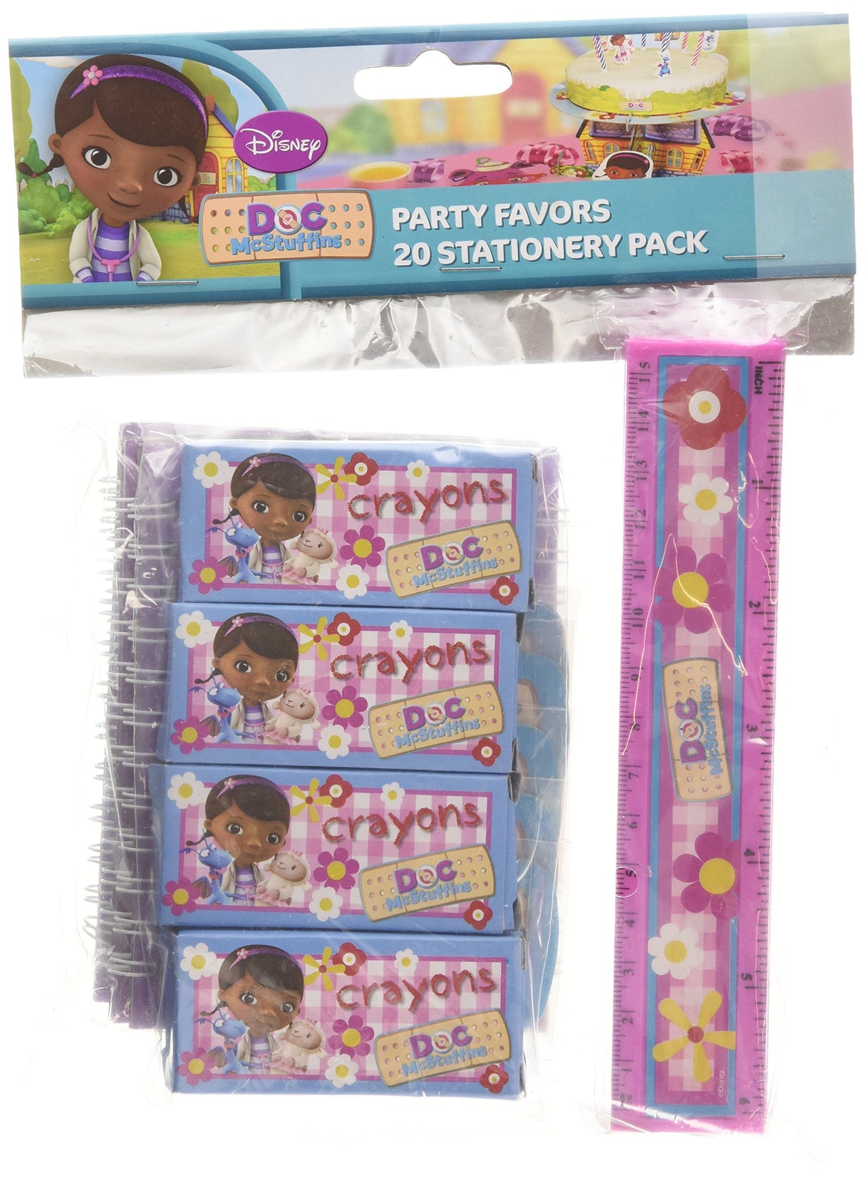 Disney Doc McStuffins Party Favours 20 Stationery Pack