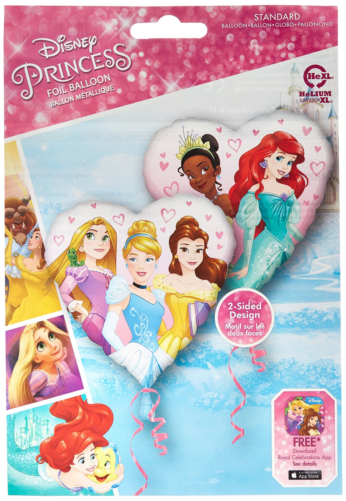 Disney Princess Heart Shape Foil Balloon